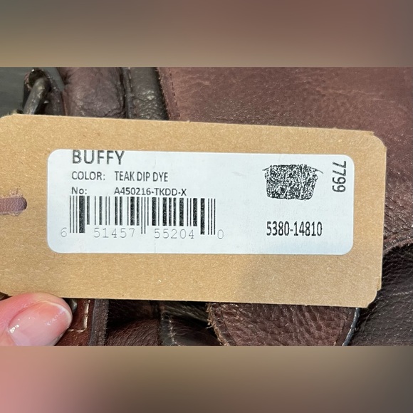 NWT Bed Stu Buffy Small Women’s Leather Crossbody Purse Teak Dip Dye - Picture 16 of 16